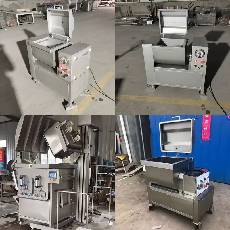 Commercial Fully Automatic Vacuum Stuffing Machine for Buns and Dumplings Multifunctional Stainless Steel Discharge Filler