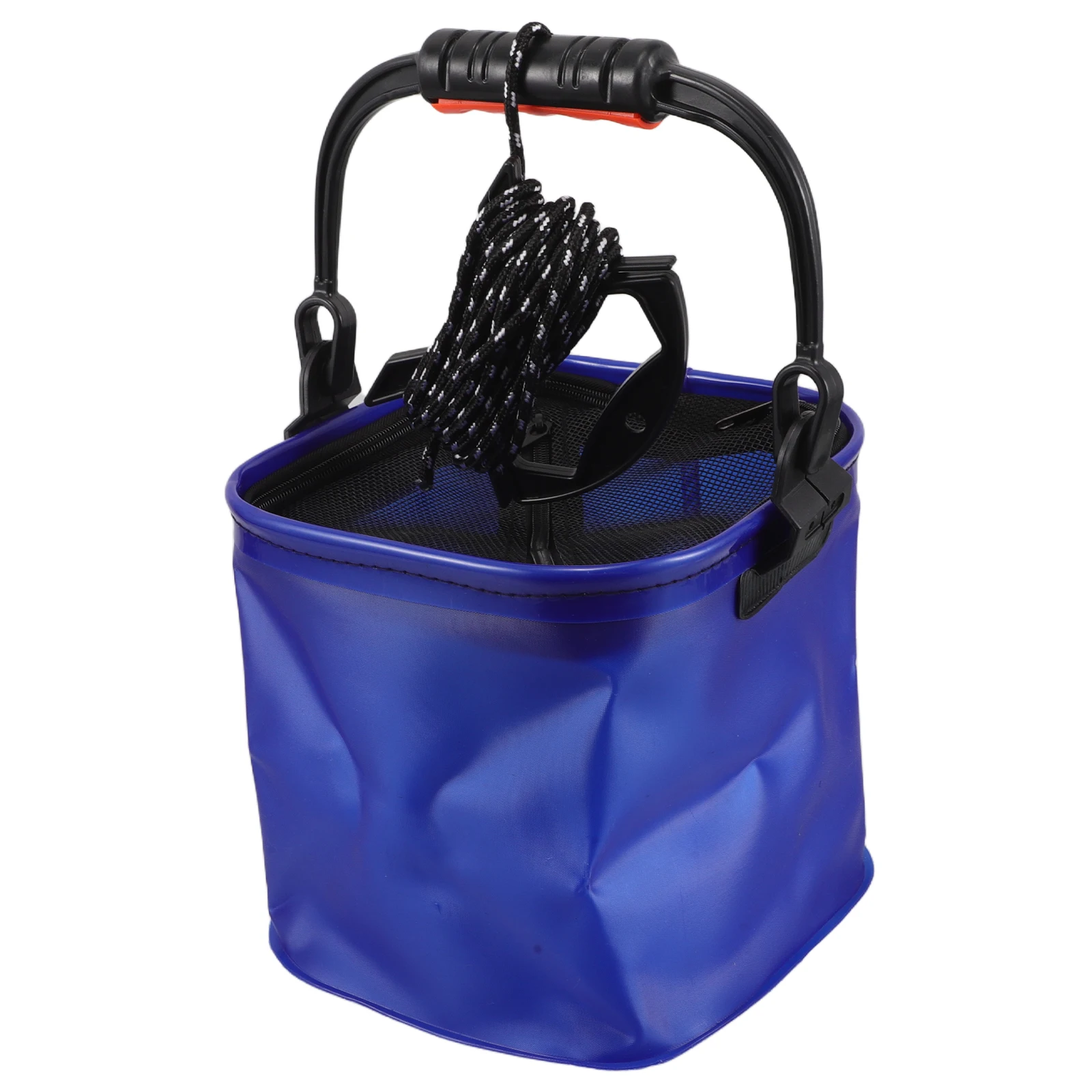 

Folding Fishing Bucket (dark Thickened Live Collapsible Bait Aerator Buckets for
