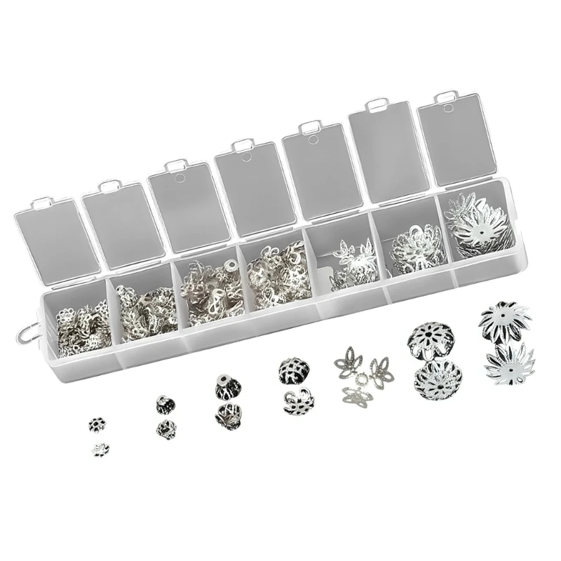 Professional Bead Caps Metal Crafting Accessories For Necklace Bracelet Charm