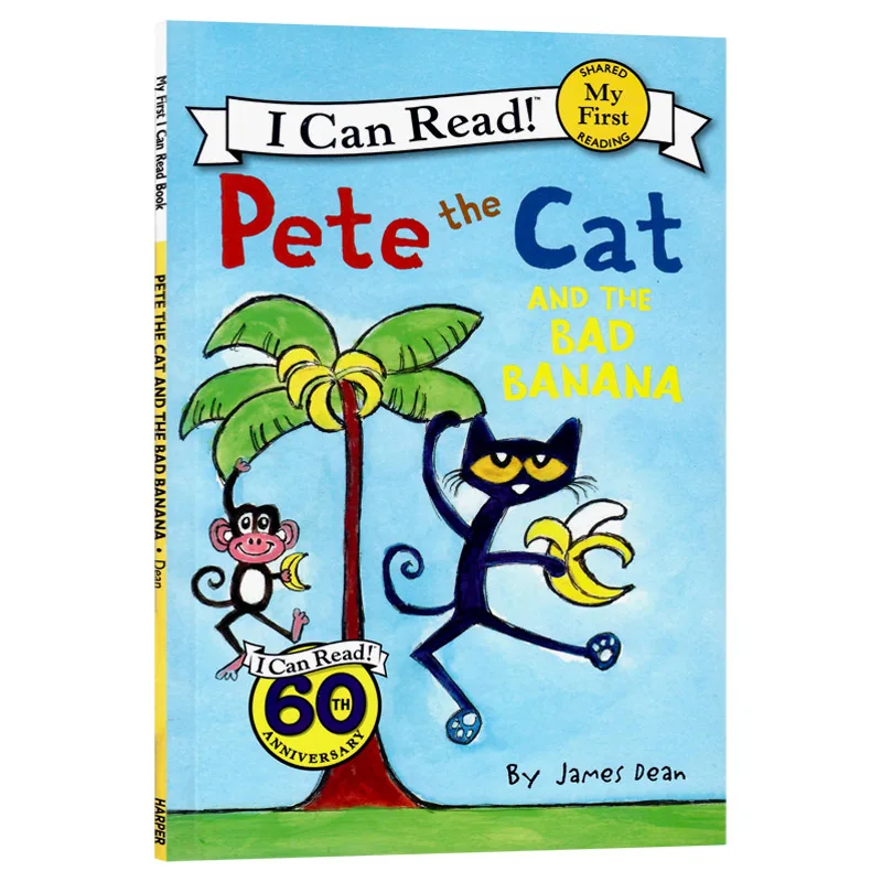 

Pete the Cat and the Bad Banana (My First I Can Read), Children's aged 3 4 5 6 English book, Picture Books 9780062303820