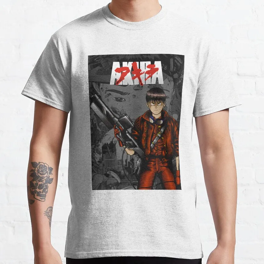 Gift Akira Anime Movie Kurosawa Ido Akira mens designer clothes cyberpunk neo tokyo kaneda graphic t shirts plus size clothing