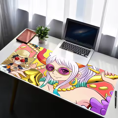 Mouse Pad PC Accessories Non Slip Rubber HD Mousepad Laptop Gamer One Piece Yamato Keyboard Pad Office Computer Gaming Mouse Mat