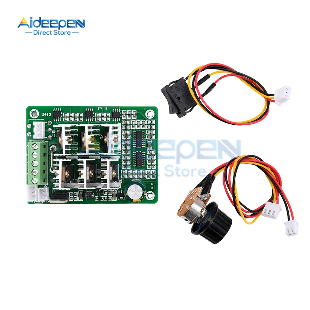 DC 5-36V 15A Brushless Motor Speed Controller Electric Garden Machinery Motor Speed Governor Three-phase Brushless Drive No Hall