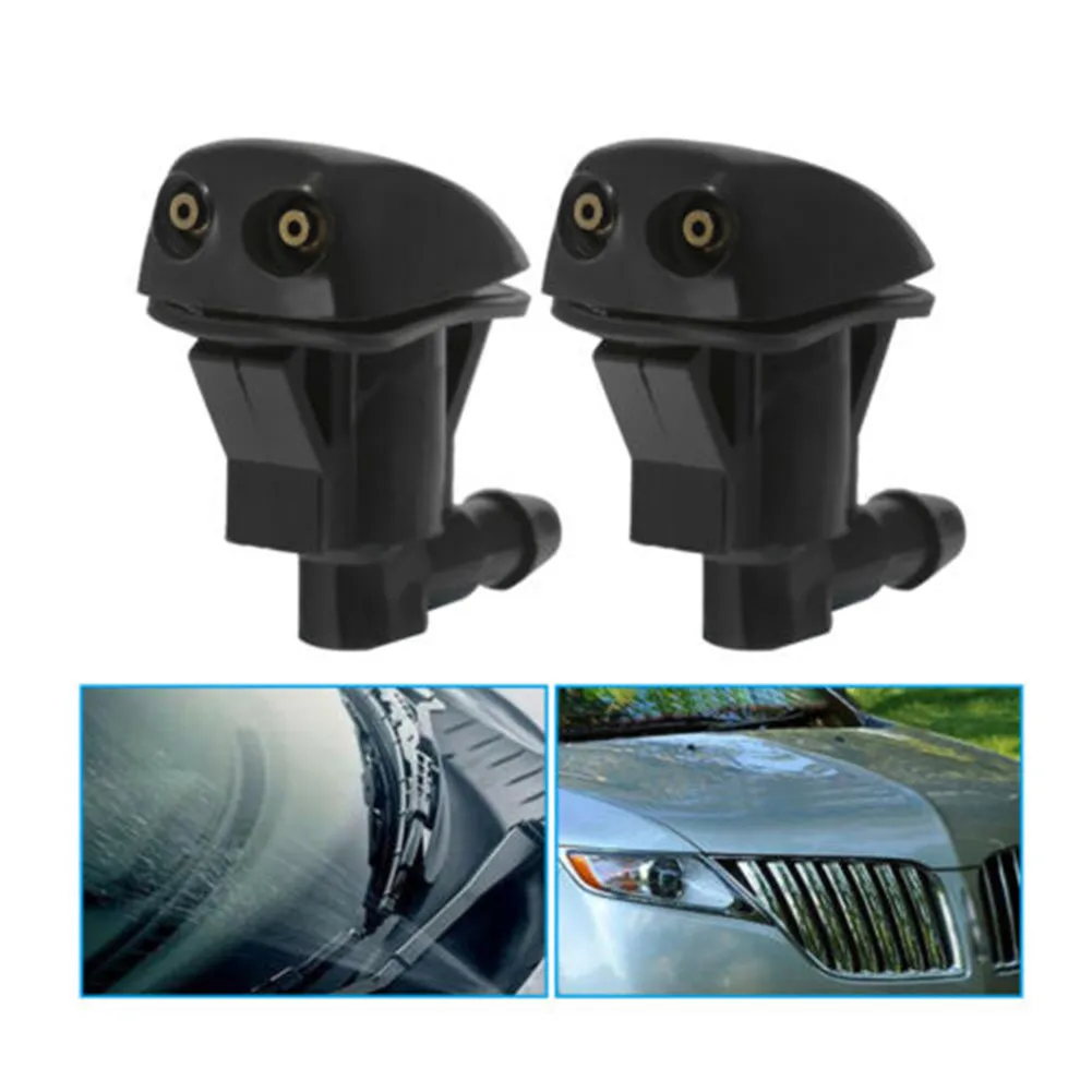 

2x Front Wiper Sprayer Windshield Washer Nozzle For Ford Focus Edge Lin-coln MKX Car Accessories Car Interior Decoration