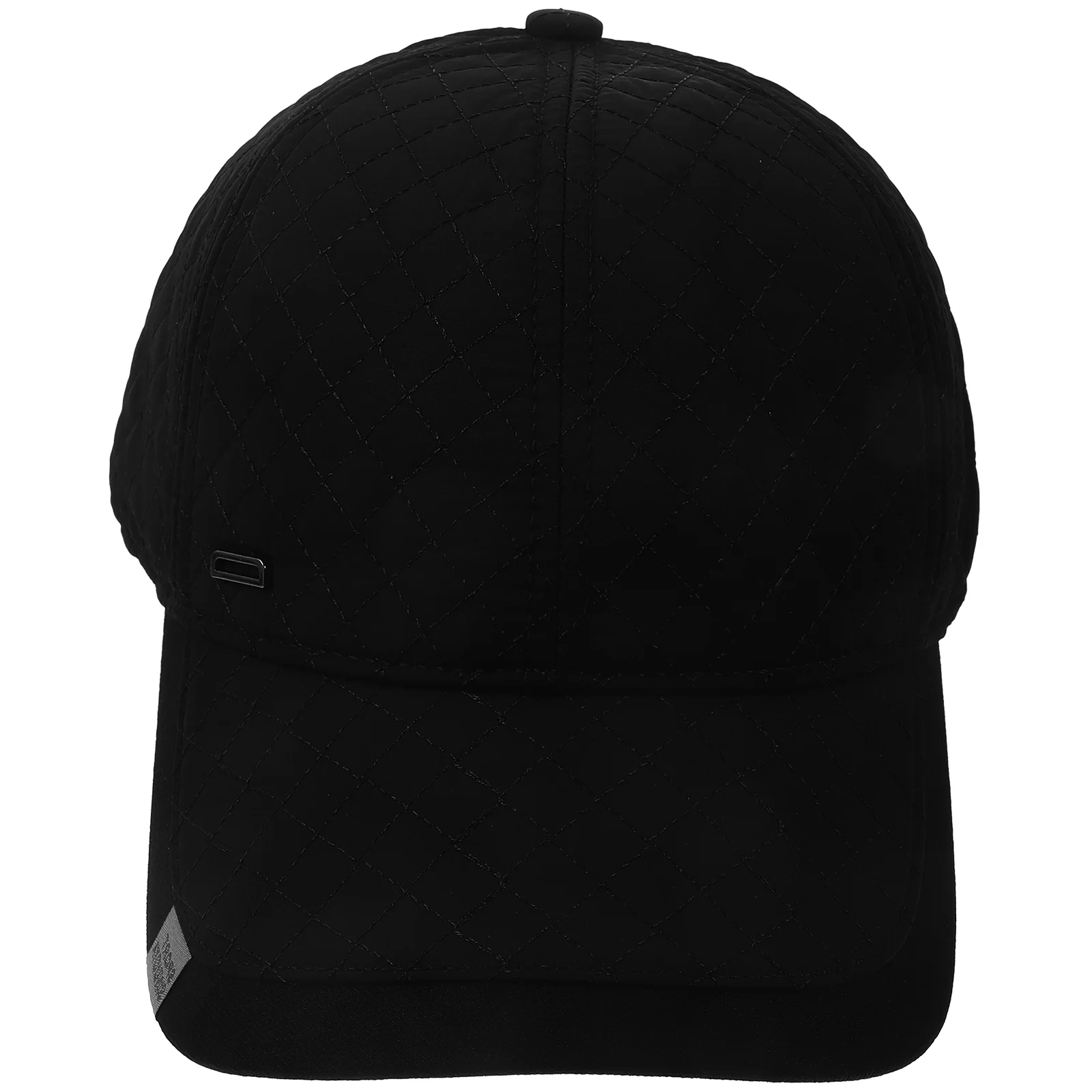 

Adjustable Warm Flap Baseball Cap Winter Outdoor Sports Ear Flap Cap Hat With Copper Buckle For Cold Weather Black