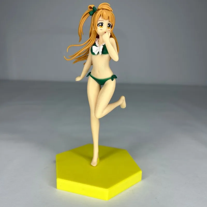 

18cm Kotori Minami LoveLive swimsuit beach water beautiful girl figure model animation peripheral ornaments