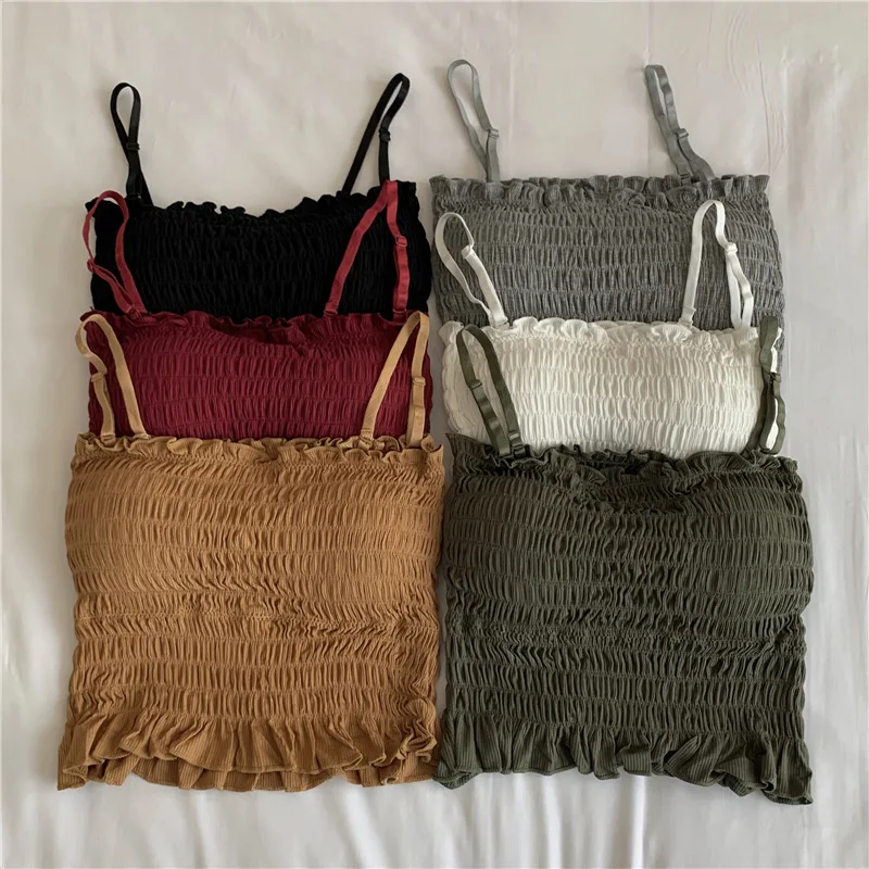 

Woman Vest Strap Sleeveless Elastic Waist Broken Flower Print Floral Tank Top Chic Fashion Slim Short Vest Lady Camisole Tops