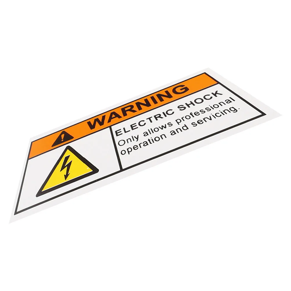 

Electric Shock Warning Sticker High Voltage Safety Label For Maintenance Self Adhesive Use In Factory School Hospital Electrical