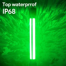 60W DC 12V Green White Yellow LED Fishing Light Underwater Drop Submersible Lures Boat Lamp Lights for Attracting