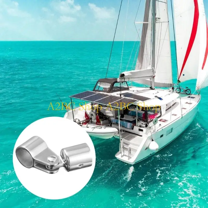 A2BC Rustproof Marine Boat EyeTube End Cap Stainless Steel Bimini Top Fitting For Saltwater Boating Environments
