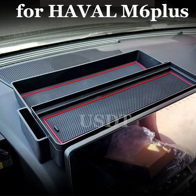 

for Great Wall Haval M6 PLUS M6plus Accessories Car Navigation Screen Rear Storage Box Instrument Panel Dashboard Storage