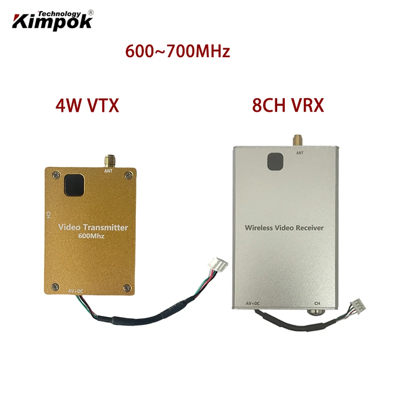 40km 500Mhz-800Mhz FPV VTX Module 12V~36V Drone Wireless Video Transmitter Receiver