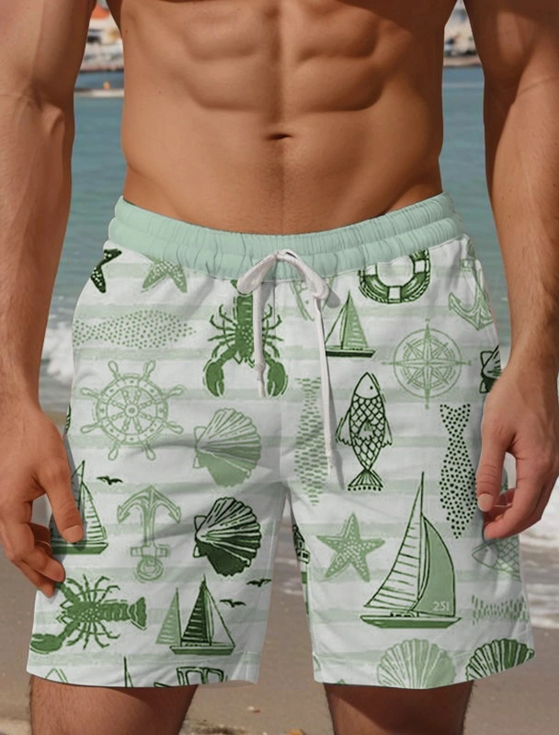Thumbnail 3 - #8 Latest Mens Quick Dry Board Shorts Offers