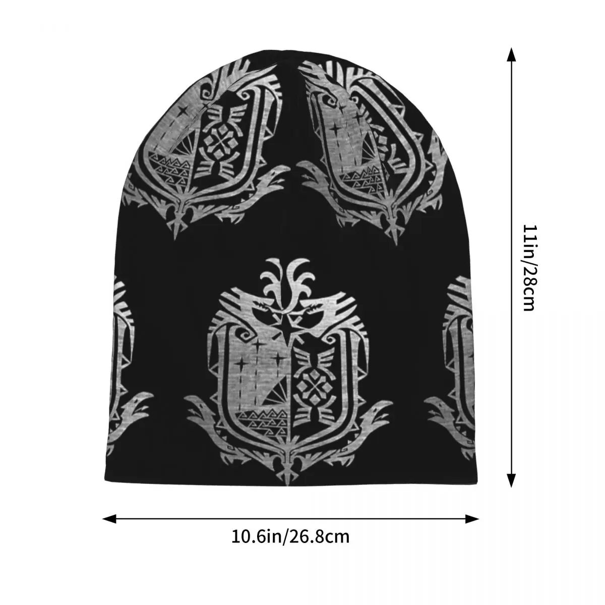 Monster Hunter World Warm Knitted Cap Fashion Bonnet Hat Autumn Winter Outdoor Beanies Hats for Men Women Adult