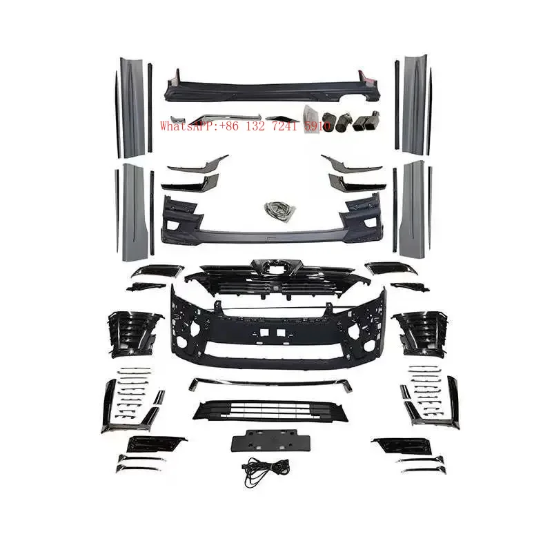 Hongsheng Products Use for Vllfie Exterior Bumper Grill Tuning Parts 2010-2014 for Anh20 New Bolt-On 100% Fitment Body Kit