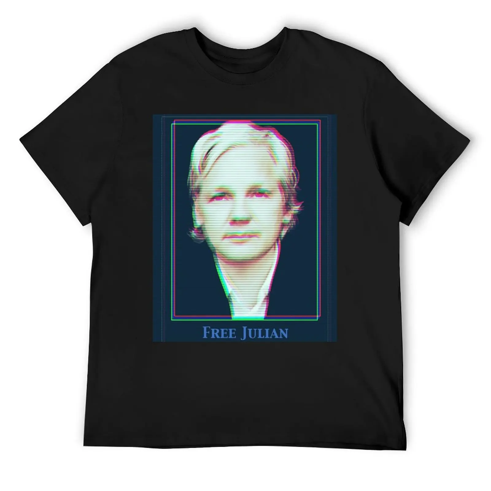 

Free Julian Graphic Art T-Shirt tops plus sizes new edition t shirts men