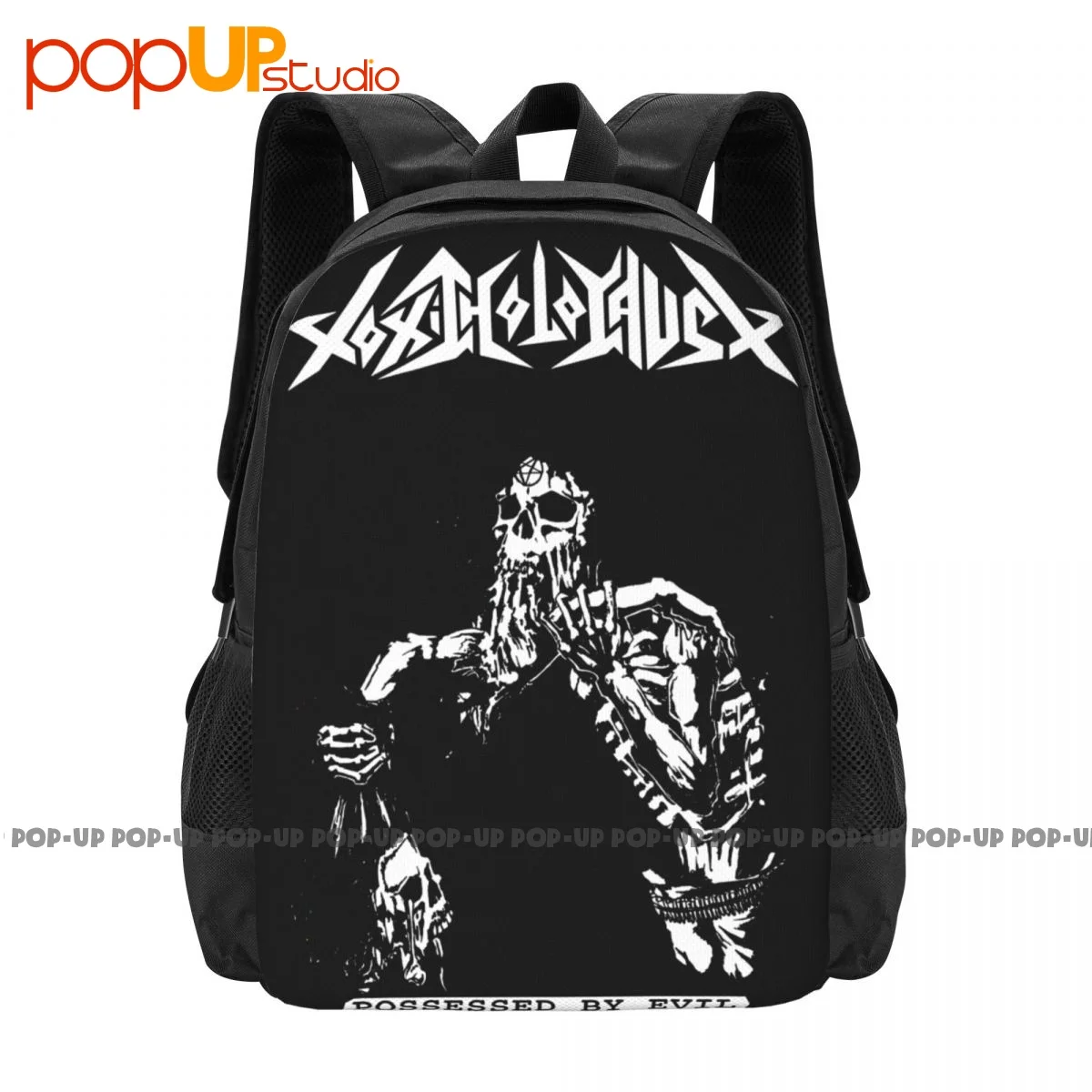 Toxic Holocaust American Thrash Metal Band Backpack Large Capacity Gym Swimming Shopping Bag Bags For Travel