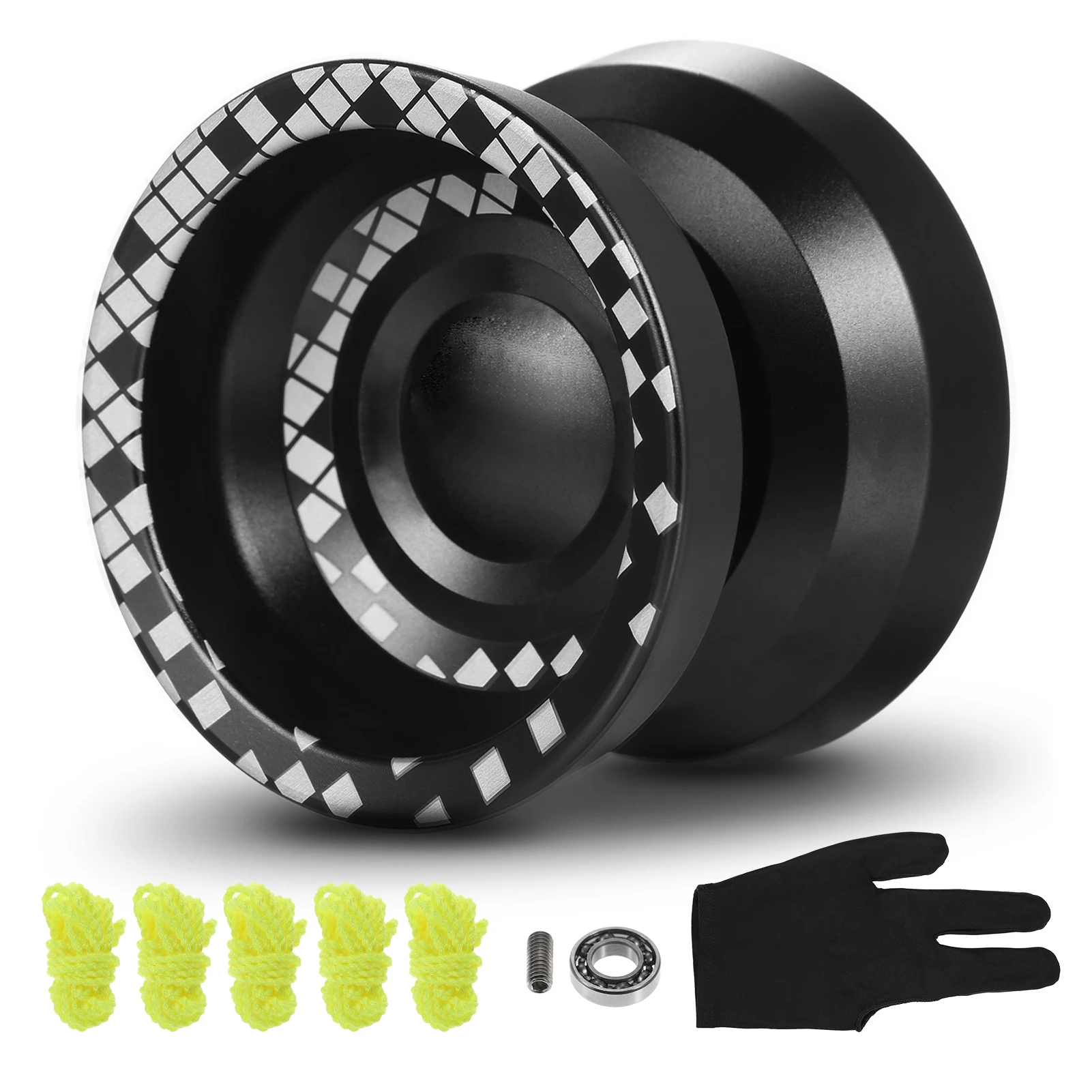 Professional Yoyoball Aluminum Alloy Responsive Yoyoball with Unresponsive Bearing  Beginners Unresponsive YoYo