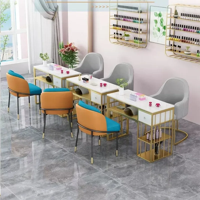Japanese Style Manicure Table Drawers Single Double Mobile Storage Desk Nail Desk Station Nail Table Manicure Table
