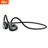 Niye NEW Air Conduction Headphones Ear-hung Wireless Bluetooth 5.3 with Mic Sports and Running Non-ear-wearing for Xiaomi Huawei