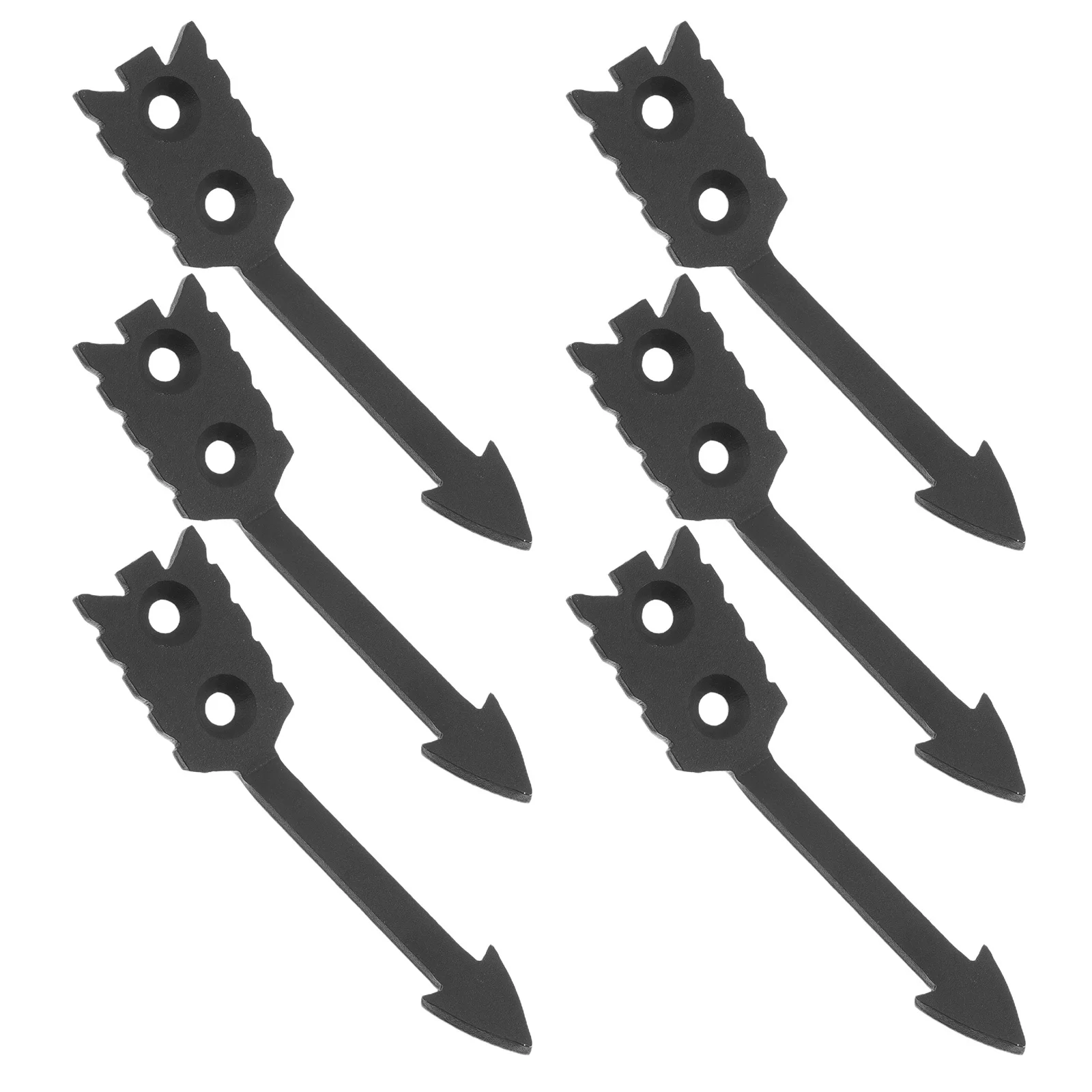 

6Pcs European Skull Wall Mount Heavy Duty Metal Bracket Deer Elk Skull Hanger Antelope Animal Display Animal Wall Hook