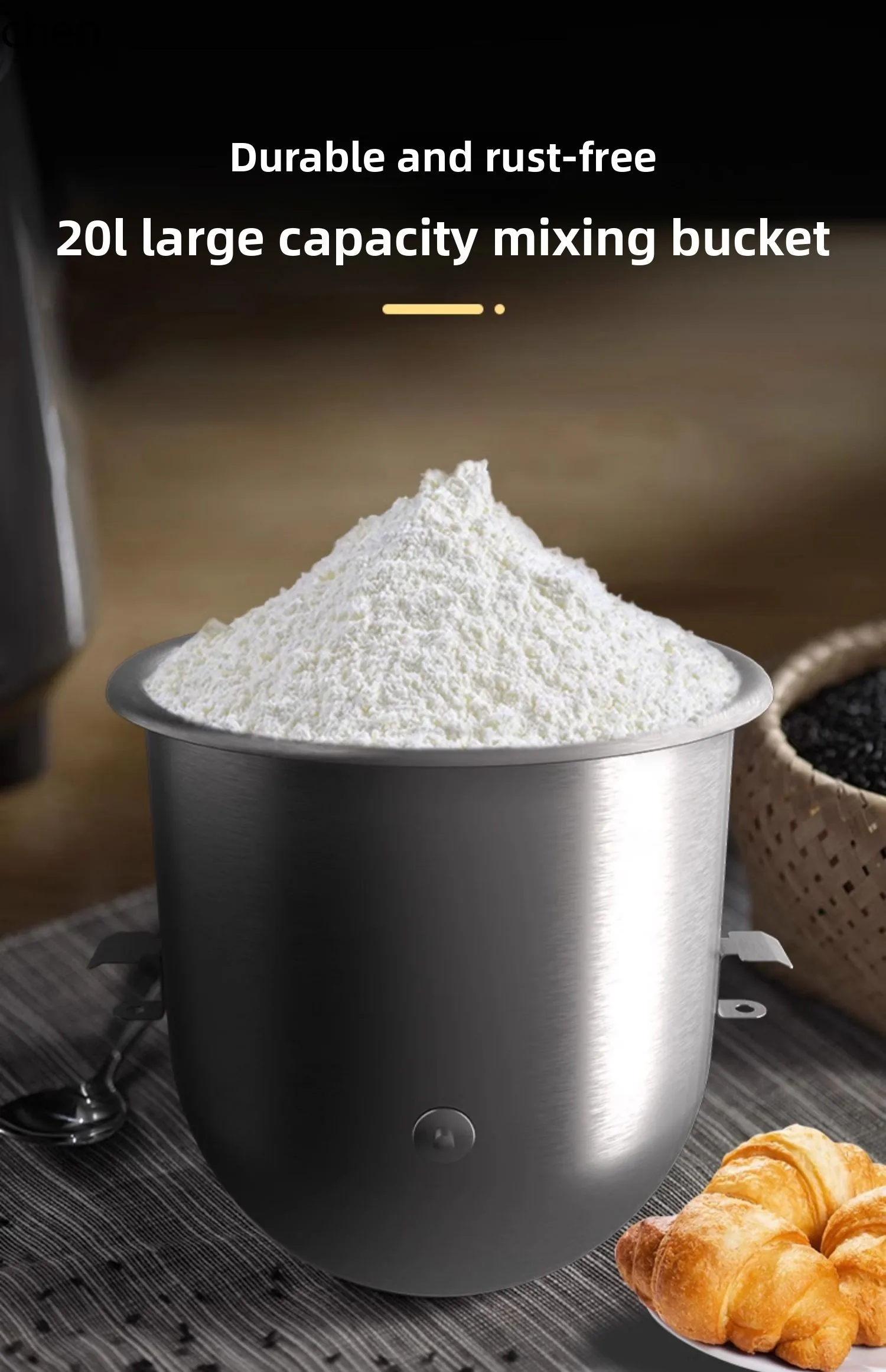 ZML Macchina da cucina multifunzionale Impastatrice automatica commerciale Impastatrice Attrezzatura da forno Macchina per il latte fresco per battere le uova