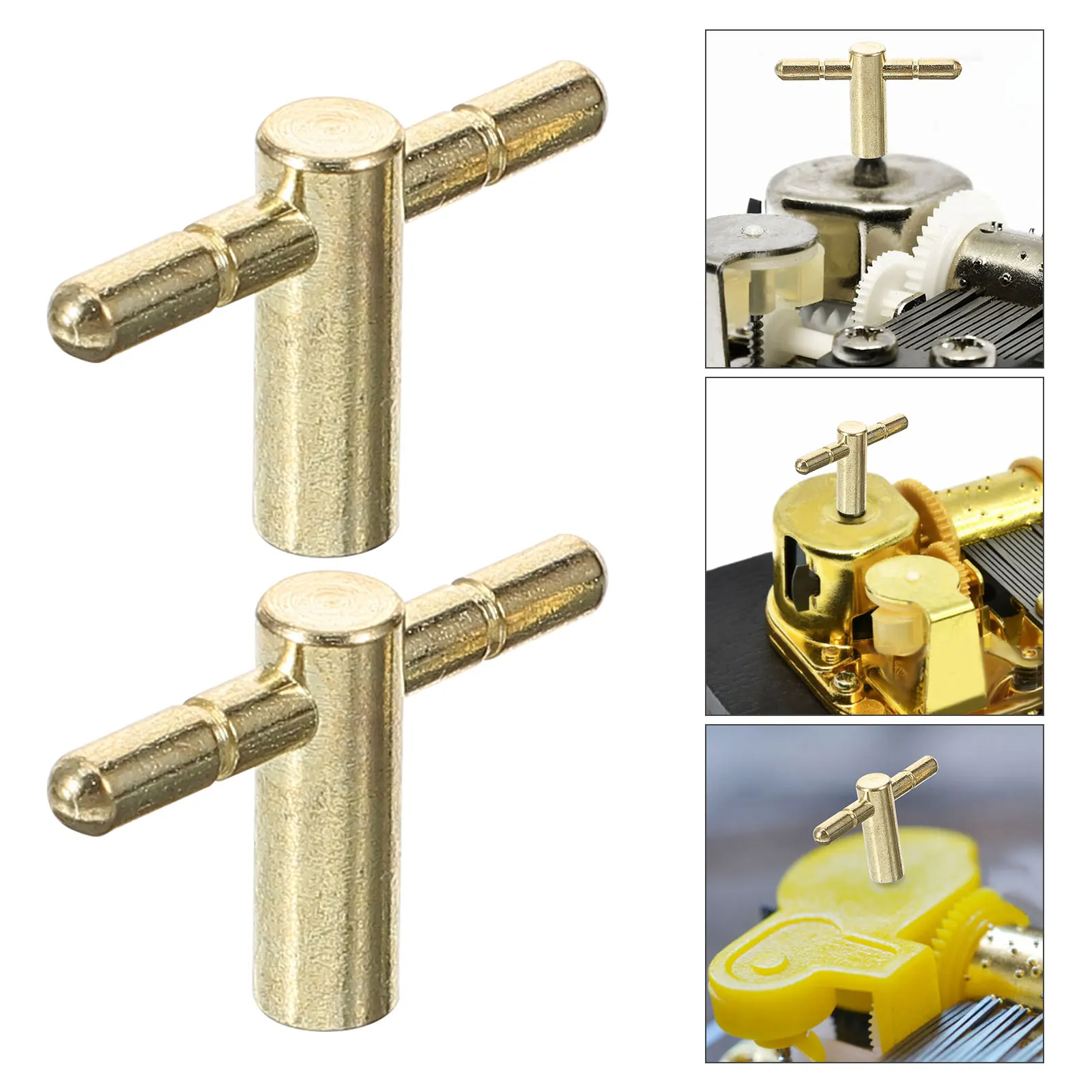 

4pcs Musical Mechanism Movement DIY Music Box Key Music Box Music Box DIY Accessories Winding Spring Movement Key