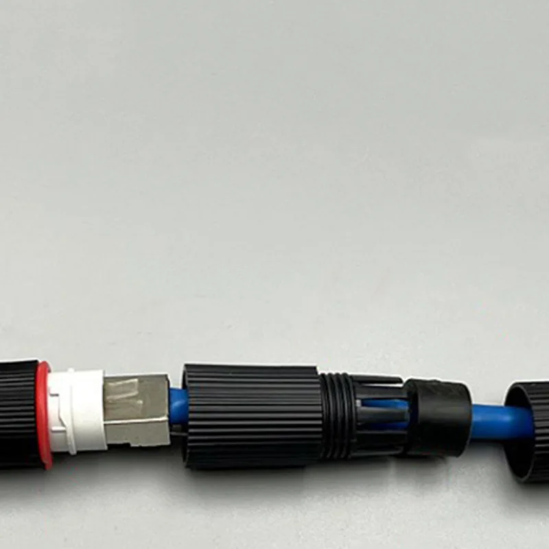 1Pc RJ45 Docking Connector Ethernet Network Straight-through Waterproof IP67 Header Outdoor Broadband Network Cable Extender