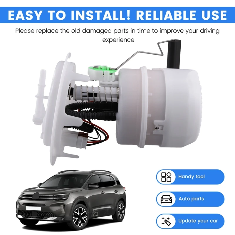 9682753580 Car Fuel Pump Module Assembly For Citroen C4 C5 04-12 Peugeot 307 03-09 E10526M 1525KJ 1525Q4 9682753