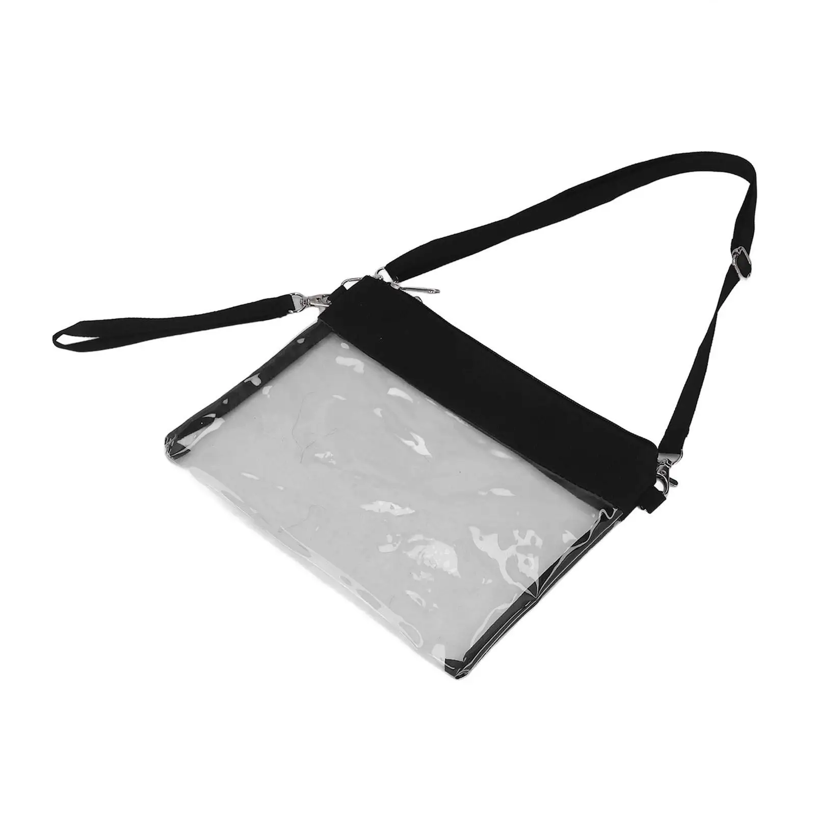 Transparent Clear Shoulder Beach Bag with Zipper – Ideal for shopping