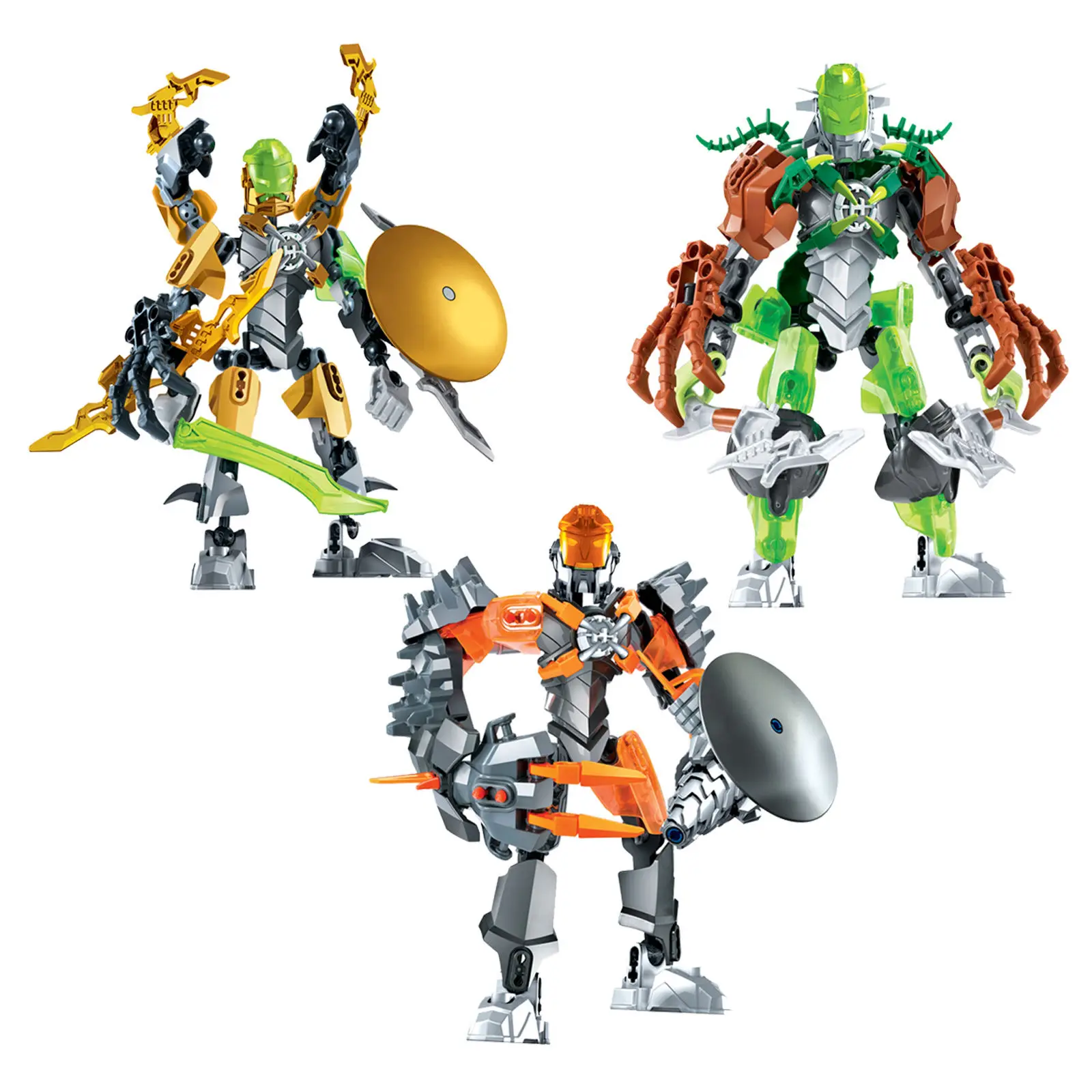 Hero Factory 5.0 Surge and Rocka Assembiy Robot Super Fight Inserted Educational Toys Assembled Soldiers Assault Wave Boy Gifts