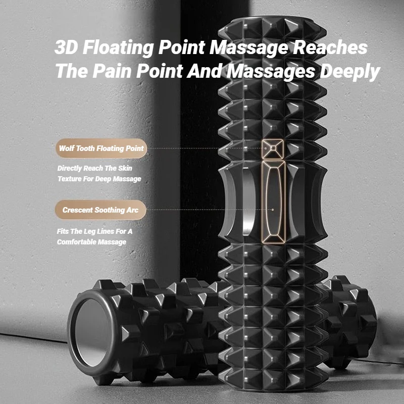 Yoga Foam Roller Muscle Massage Block Pilates Tools Yoga Column Fitness Foam Roller Set Gym Yoga Brick Exercise Equipment