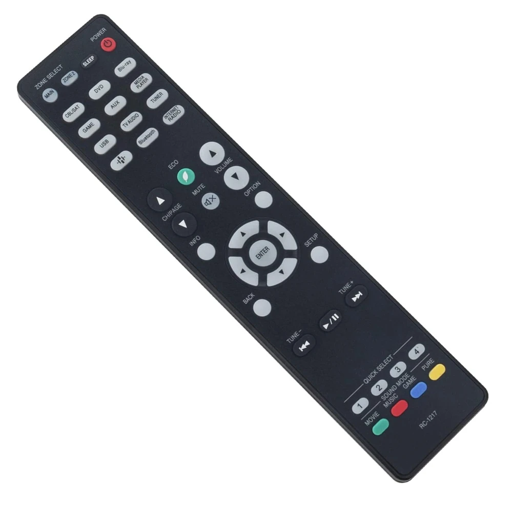 Substituição do controle remoto para o receptor Denon AV, RC-1217, 30701024500AD, AVR-X1500H, AVR-S750H, AVR-X1400H, AVR-X1600H, AVR-S730H