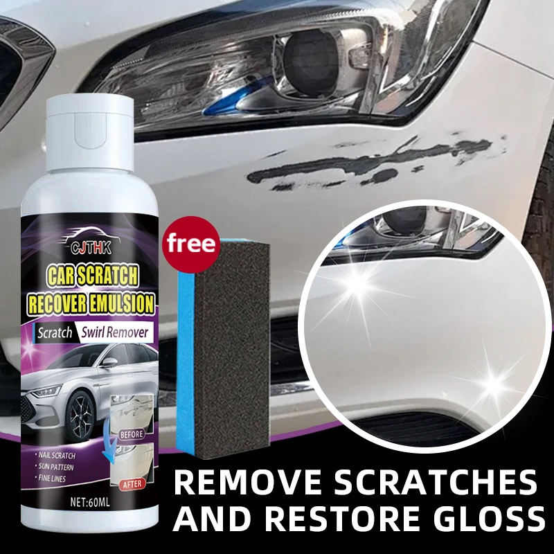 

Средство для удаления царапин с автомобиля, набор для ухода за краской, полироль для удаления вихревых следов, восстановление царапин, полировочная паста для кузова, воск против царапин