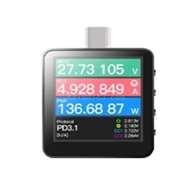 

PD USB Current Monitors Current Reader for Charging Optimization