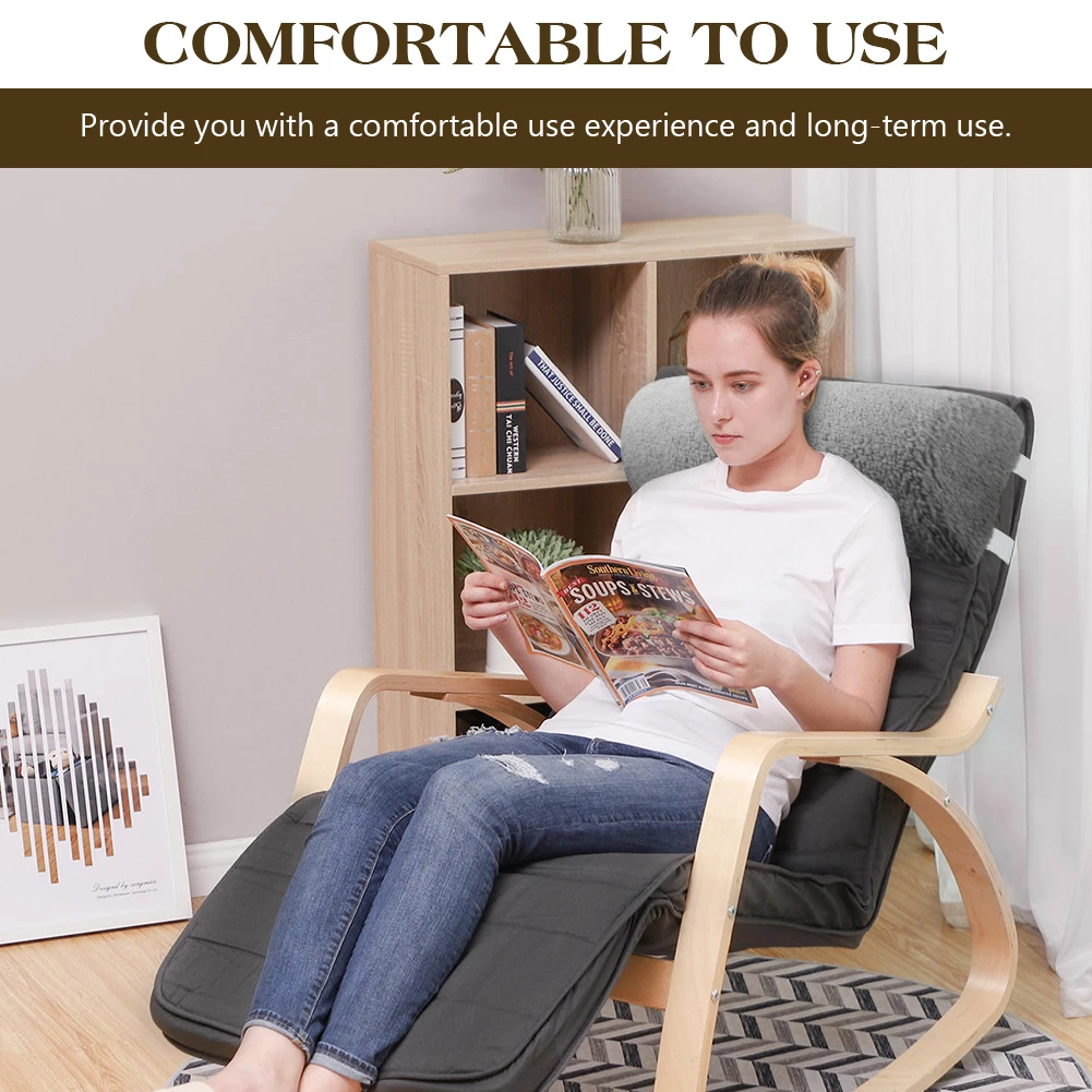 

4inches Leg Rest Bolster with Elastic Strap Half Roll Leg Pillow with Sherpa Cover Half Moon Bolster for Ankle and Knee Support