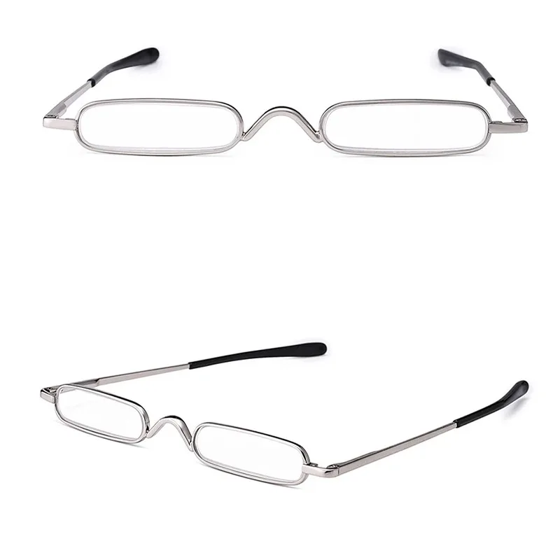 Neue Mini Super Schmale Falten Lesebrille Frauen Männer Tragbare Container Presbyopie Stift Gläser Mit Box + 1 + 1,5 + 2 + 2,5 + 3,0 – Detail 2