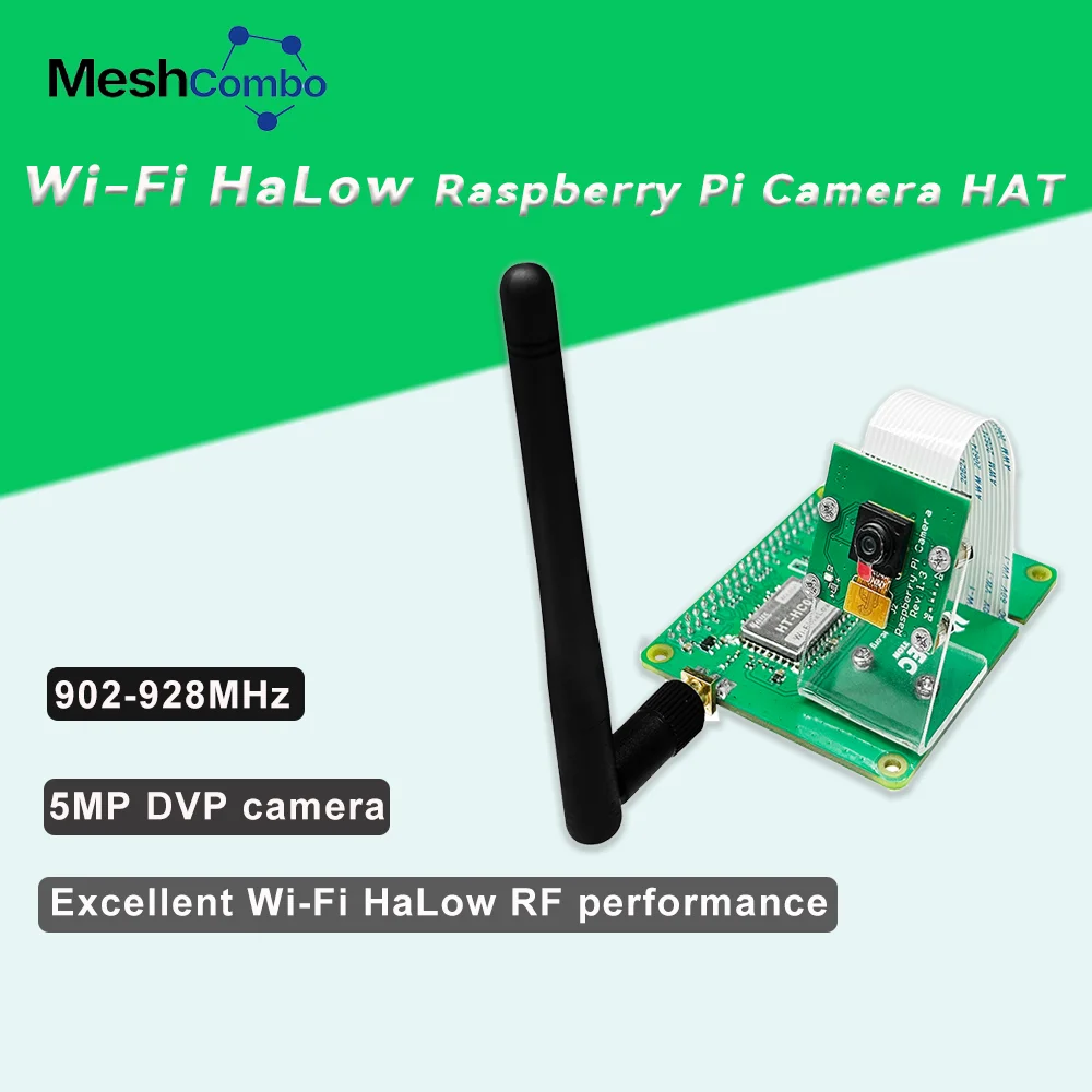 Heltec Pi-CamLow Raspberry Pi HOED 5MP Camera Wi-Fi HaLow Module Pi-CamLow Raspberry Pi HOED 5MP Camera 2 km bereik 32,5 Mbps High-Sp