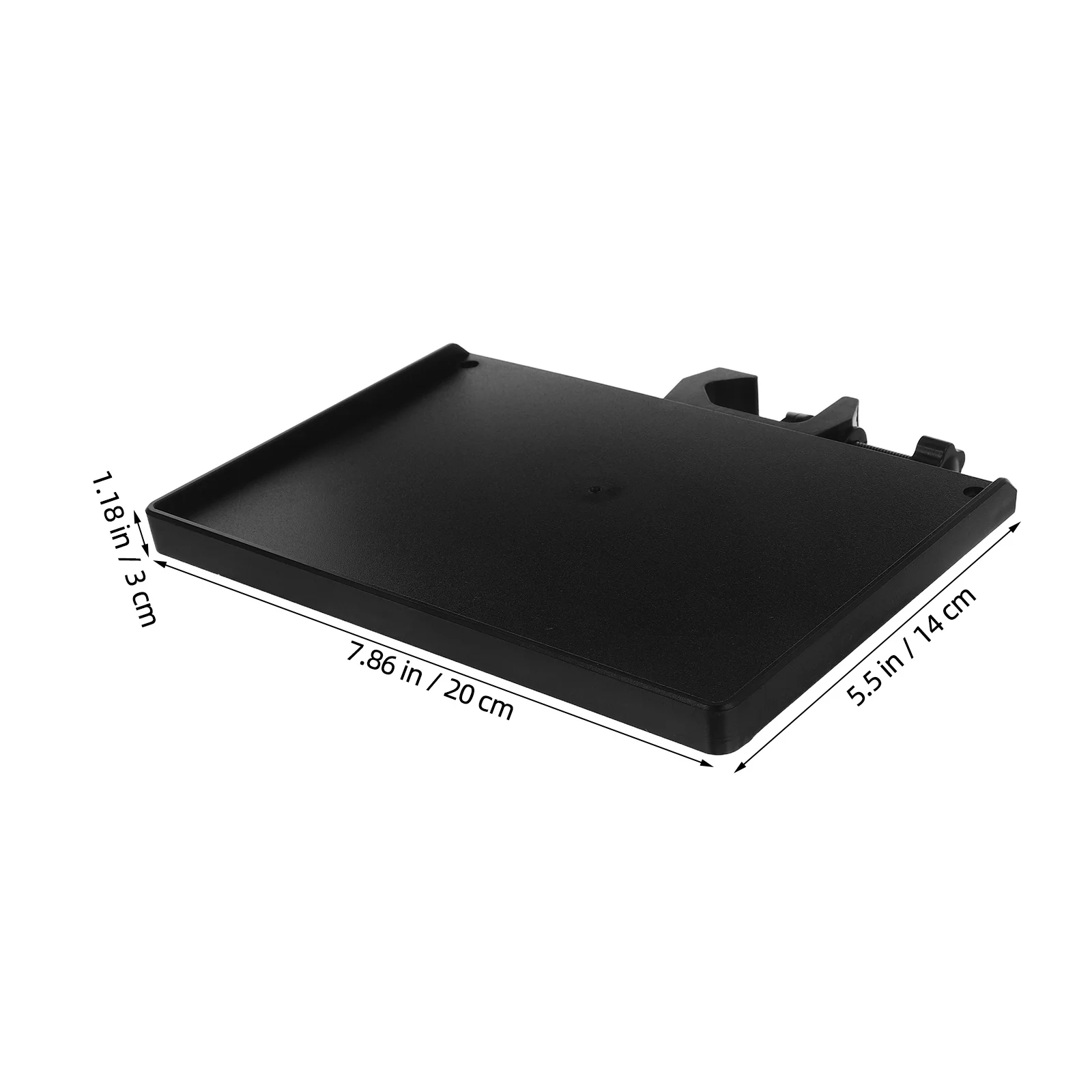 2Pcs Microphone Stand Tray Clip on Holder for Sound Card and Devices Sturdy Mounting Solution for Broadcast Setups