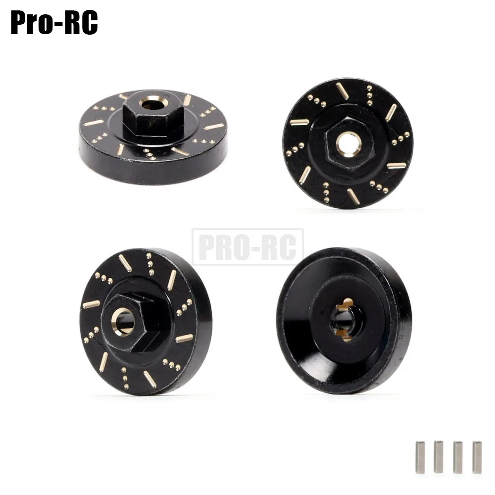 4Pcs Wheel Hex Adapter Combiner Brake Disc for RC Axial SCX24 1967 Chevrolet 90081 C10 1/24 AXI00001T1 AXI00004 4WD-RTR