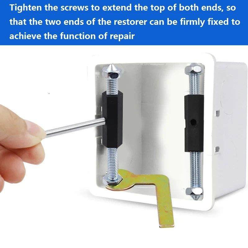 86 type cassette restorer switch socket bottom box repair and stabilization tool 118 type support rod wire box restorer