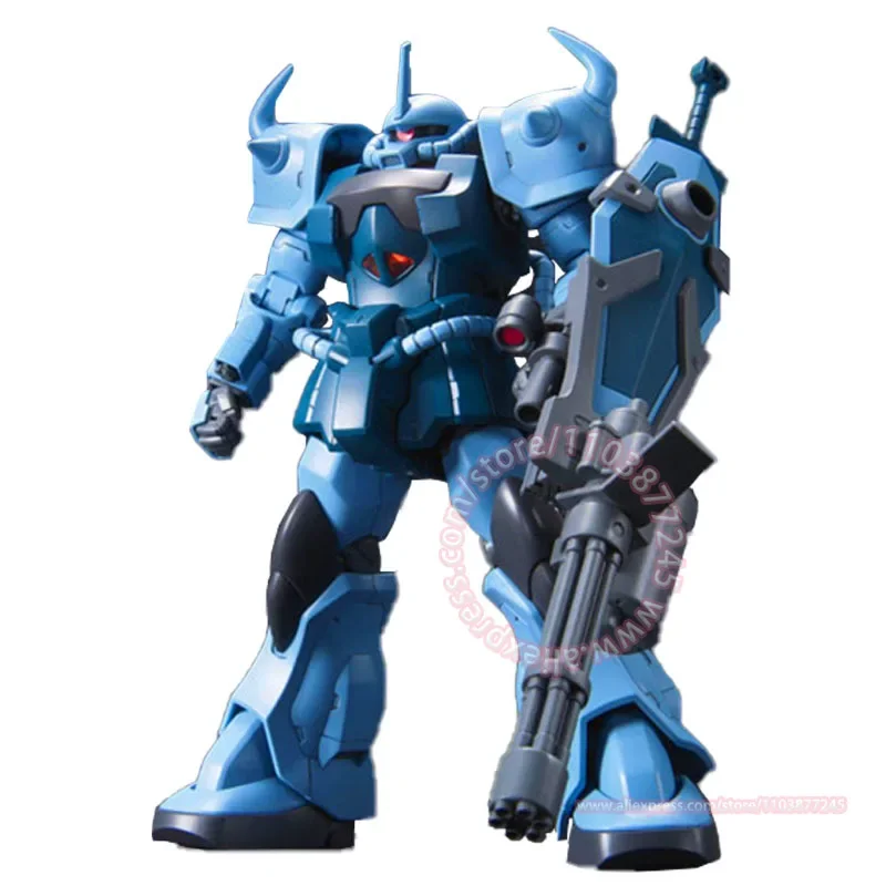 BANDAI HGUC 1/144 MS-07B-3 GOUF CUSTOM Hand Model Trendy Toy Birthday Gift Animation Peripheral Desktop Ornament Action Figures