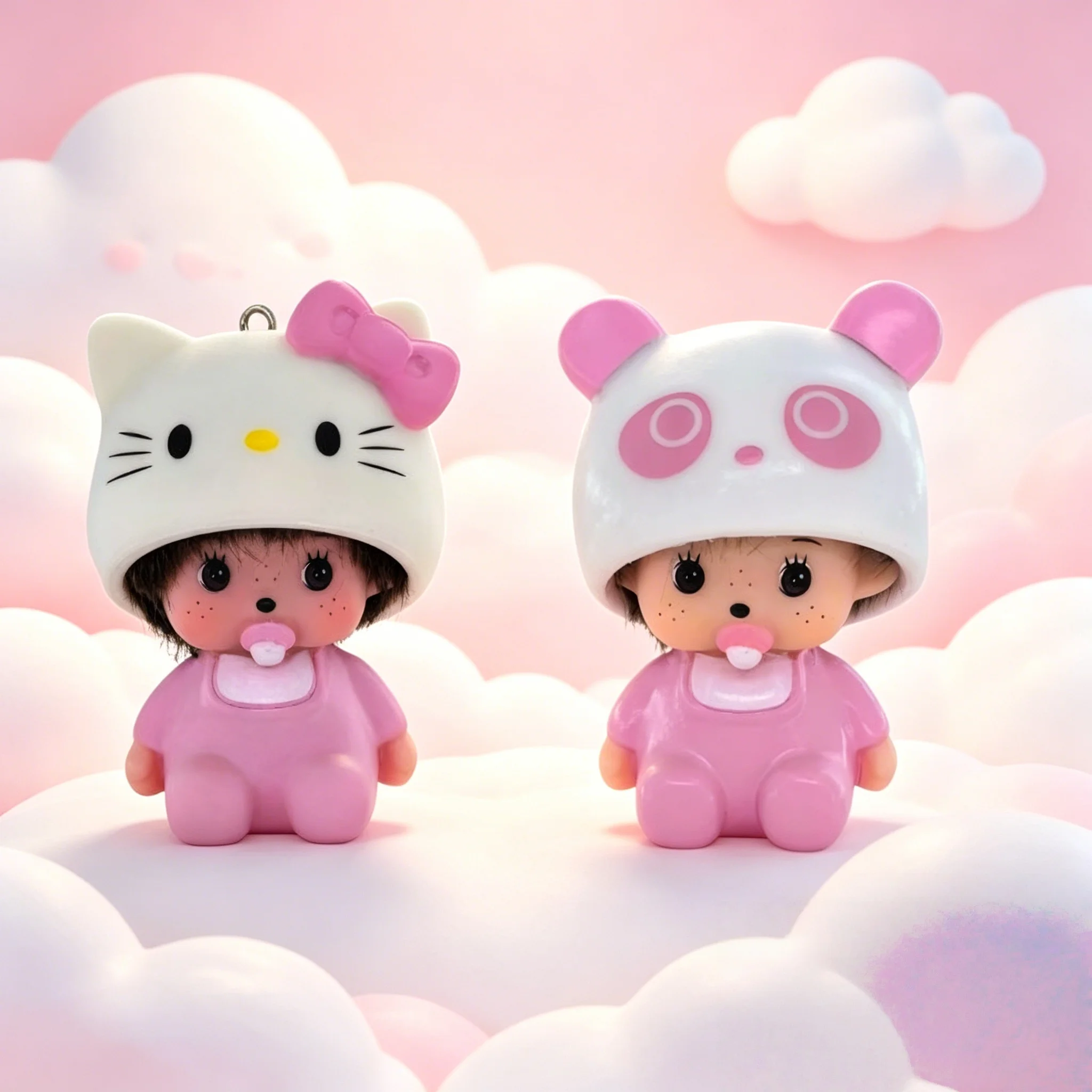 10PC Cute Hello Kitty Keychain - Kids Toys Doll ulasan dan harga