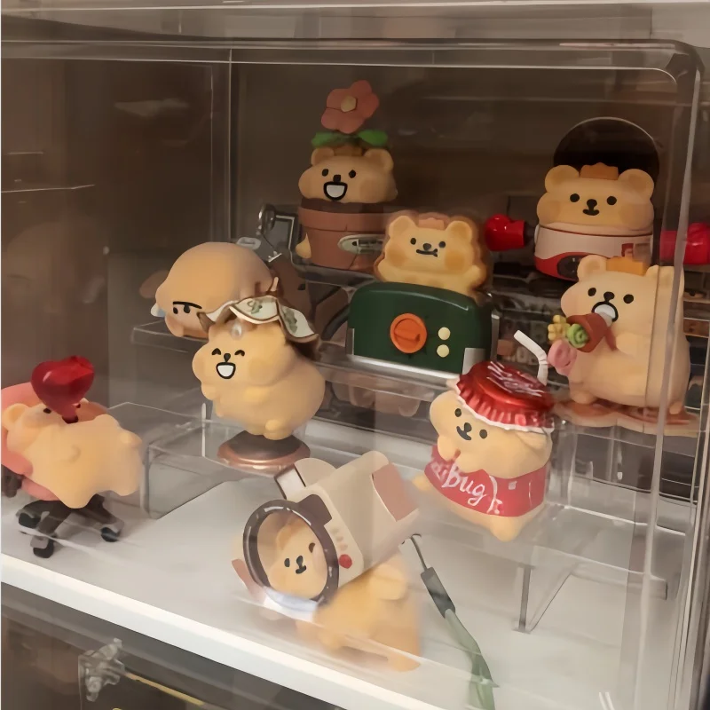 Nuova vendita calda autentico orso insetti nascondino gatto scatola cieca regalo carino figure giocattolo ornamento decorazione regali festviali a sorpresa