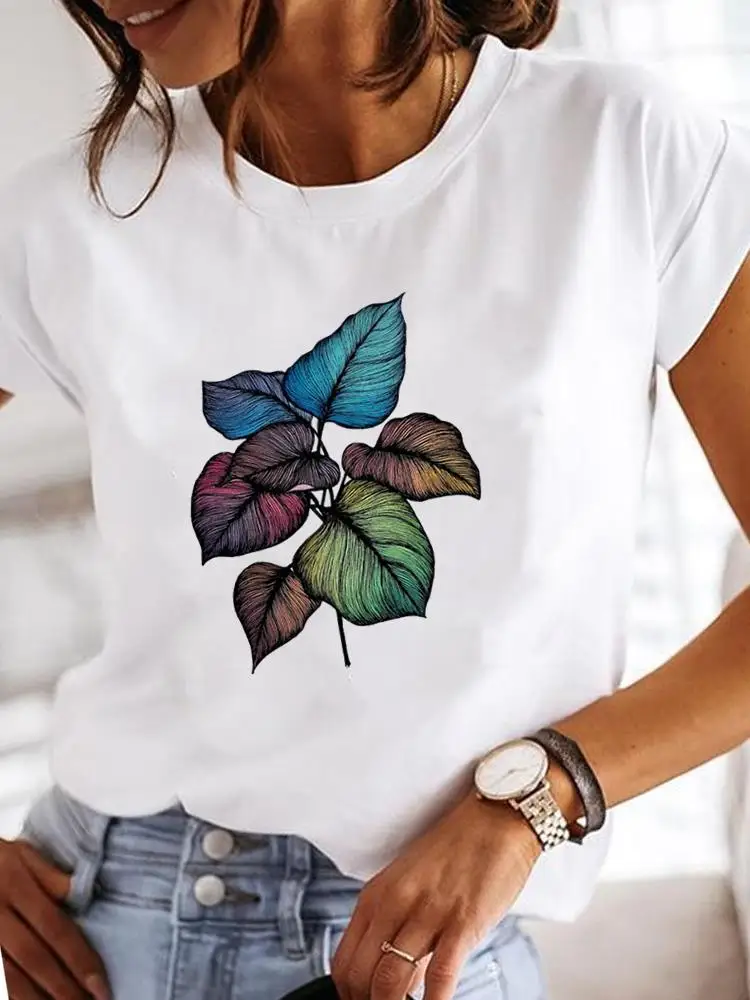 

Женская футболка с коротким рукавом и принтом, в стиле 90-х