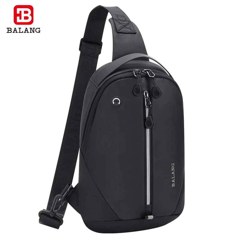 

BALANG 2022 Men's Casual Crossbody Sling Bag Chest Pack Waterproof Oxford Shoulder Small Messenger Bags DayPack for Male 9.7inch