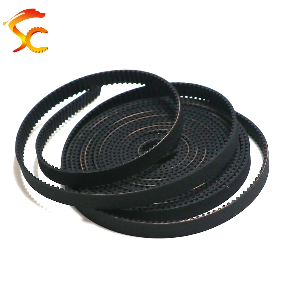 High quality 5meters GT2 open timing belt width 9mm/10mm/12mm/15mm/20mm 2GT belt for 3D printer