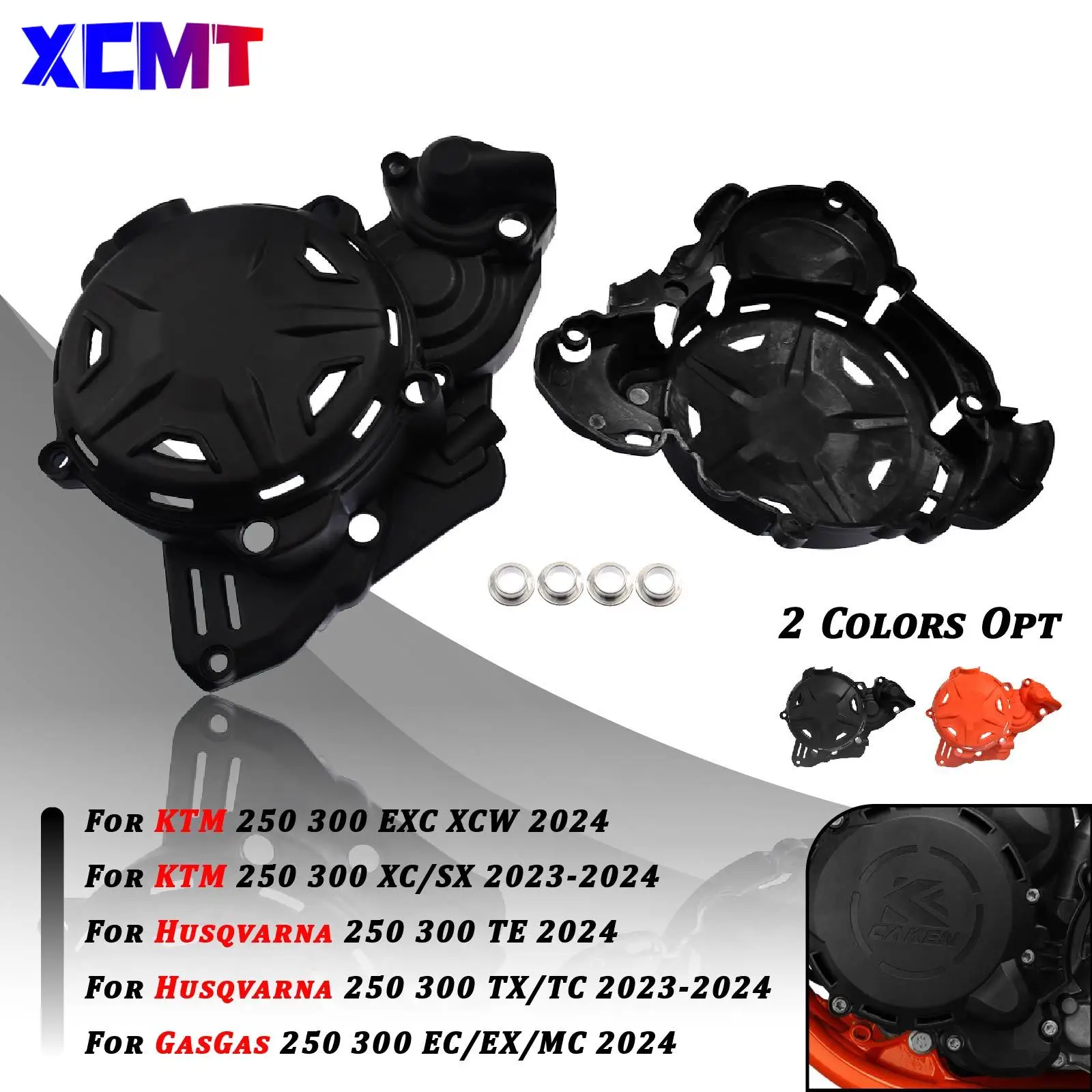 

For KTM 2024 EXC300 EXC250 XCW EXC 250 300 Crankcase Ignition Clutch Cover Guard Protector SX250 SX300 XC250 XC300 2023-2024