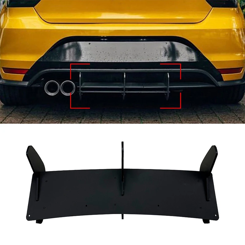 Rear Bumper Diffuser Lip Rear Side Splitters Spoiler Lip For Volkswagen Polo GTI 2011-2018 Rear Bumper Protector Car Accessories