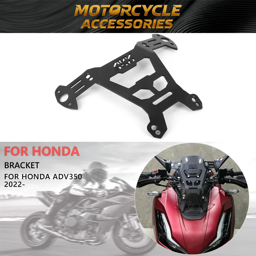 

Новые зеркала заднего вида для мотоцикла Honda ADV350 2022-2024, черные, с кронштейном